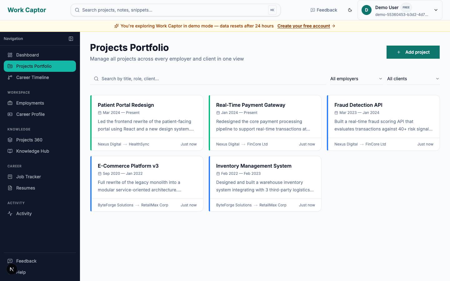 Projects Portfolio